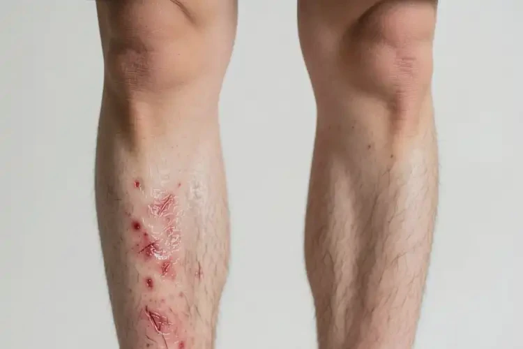 男性小腿上容易長濕疹能靠自己自愈嗎(圖4)