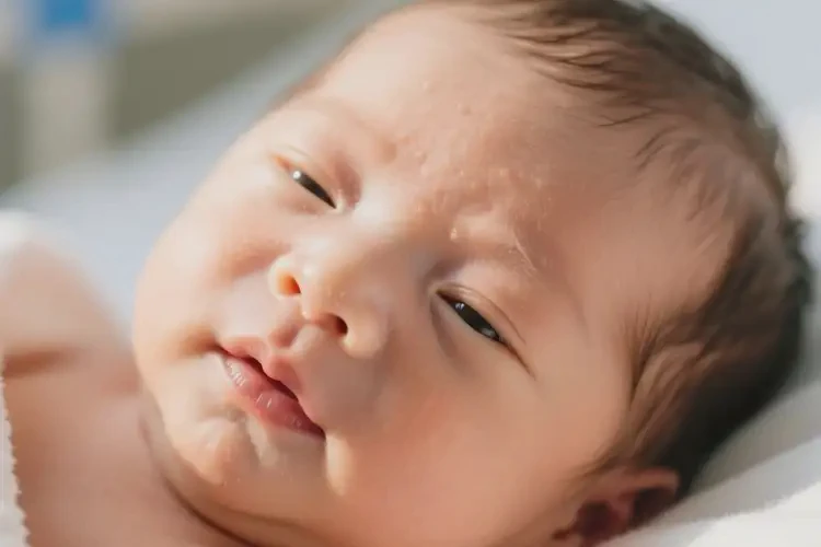新生兒面部有濕疹不管它會自己自愈嗎(圖4)