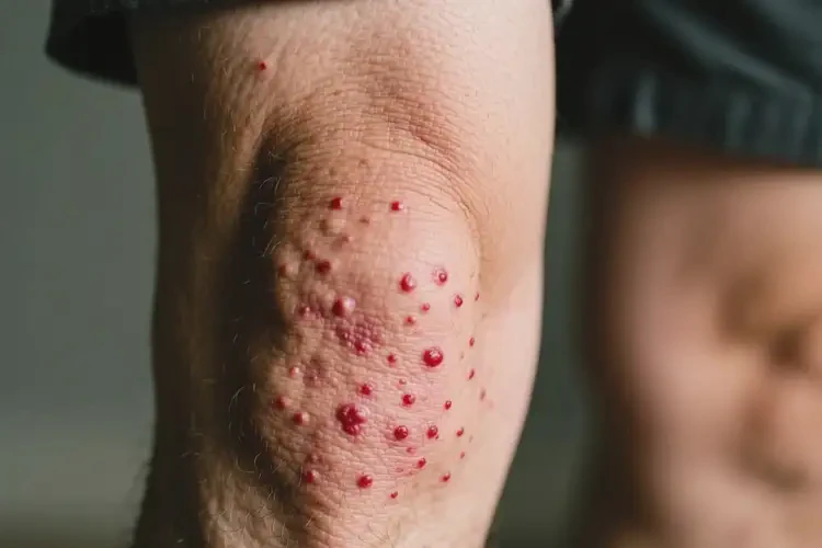 男性小腿上容易長濕疹不管它會自己痊愈嗎(圖1)