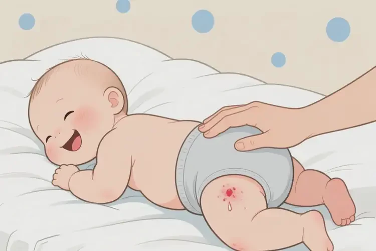 嬰幼兒屁股上經(jīng)常起濕疹不管它會(huì)自己自愈嗎(圖3)