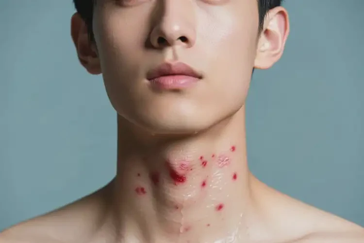 青年人脖子上偶尔起湿疹不管它会自己痊愈吗(图2)