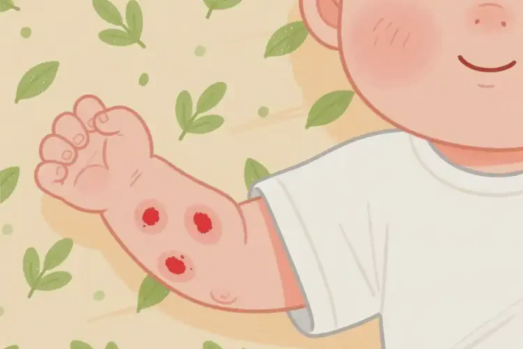 嬰幼兒手臂經(jīng)常起濕疹不管它會自己痊愈嗎(圖1)