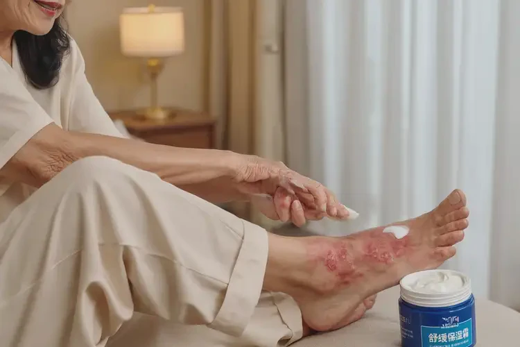 女生腳上出濕疹能靠自己自愈嗎(圖2)