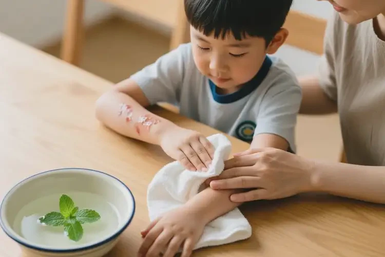 小學生手上出濕疹可不可以徹底自愈(圖1)