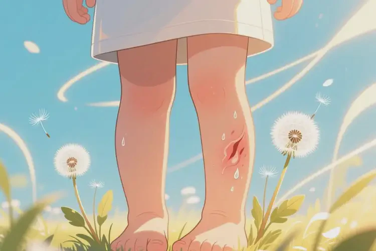 孩子大腿有湿疹可不可以彻底自愈(图2)