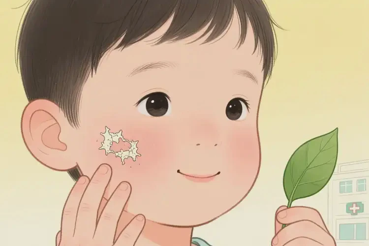 儿童面部偶尔起湿疹不管它会自己自愈吗(图3)