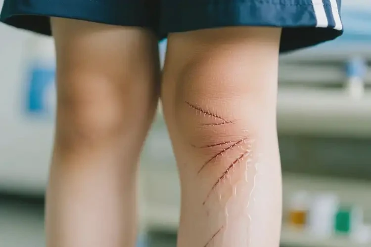 中学生小腿上经常长湿疹不管它会自己好吗(图1)