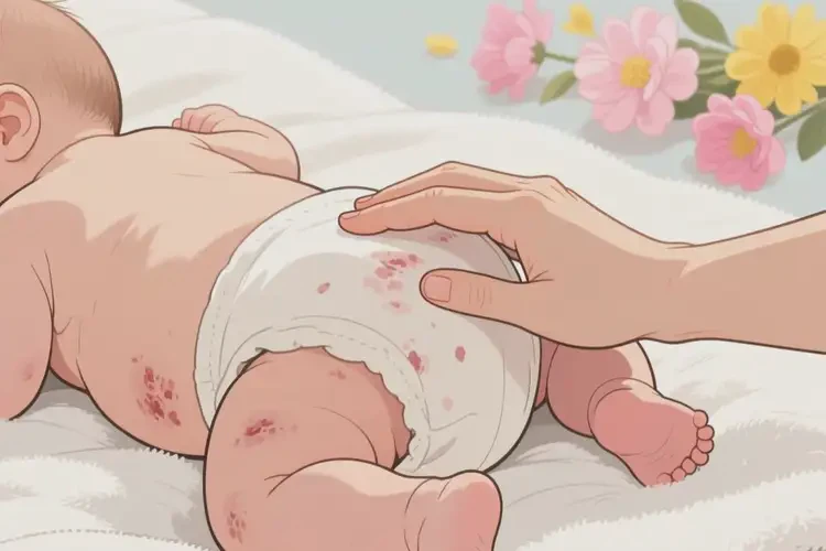 小兒屁股有濕疹能夠徹底治愈嗎(圖2)