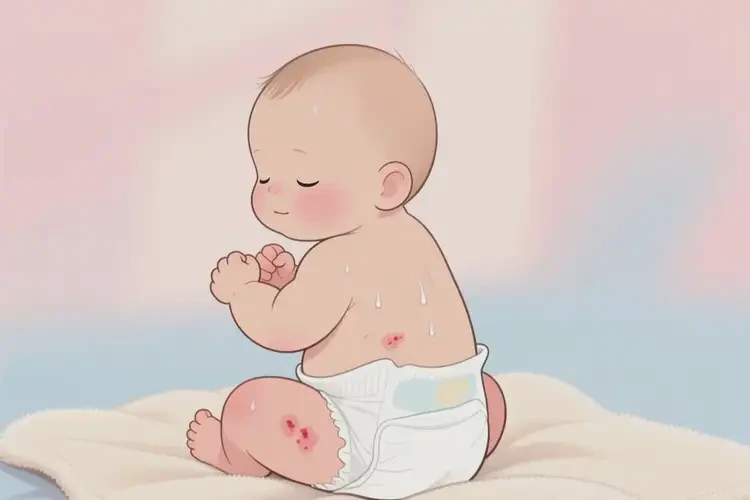嬰幼兒屁股上經(jīng)常起濕疹不管它會(huì)自己自愈嗎(圖4)