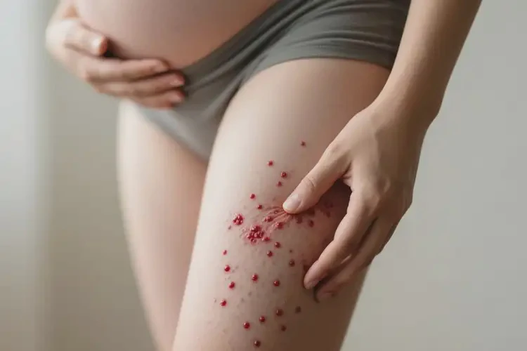 產(chǎn)婦小腿出濕疹能靠自己自愈嗎(圖3)