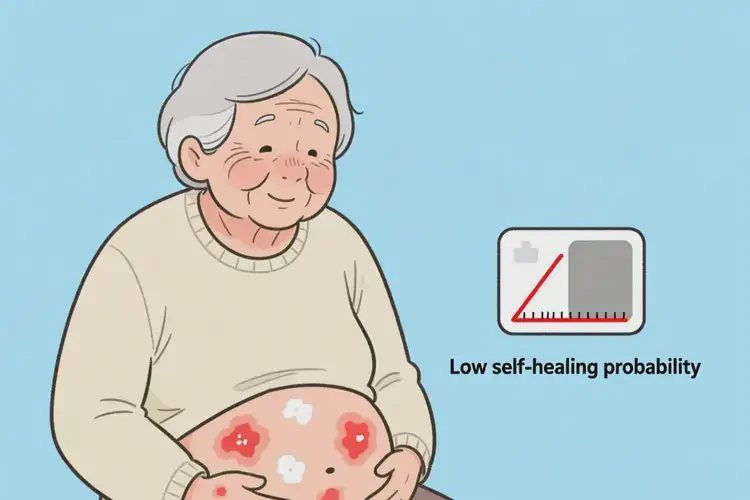 老人肚子起濕疹可以徹底自愈嗎(圖2)