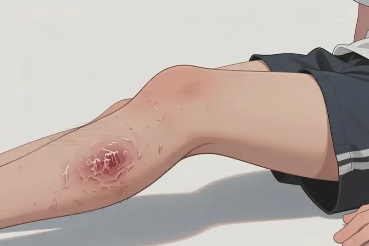 青少年大腿上經(jīng)常起濕疹不管它會(huì)自己痊愈嗎(圖1)