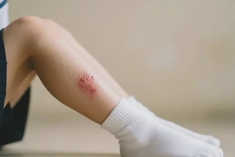 中学生小腿上经常长湿疹不管它会自己好吗(图3)