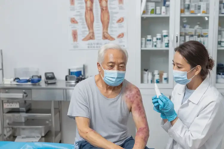 老年人全身起濕疹不管它會(huì)自己好嗎(圖3)