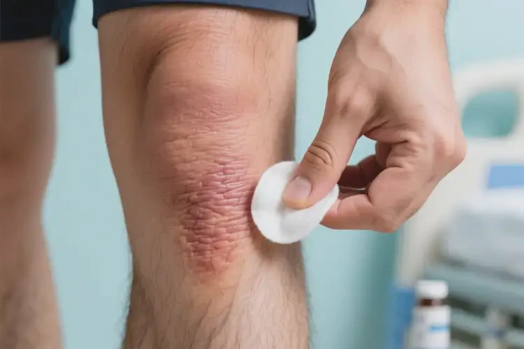 男生小腿經(jīng)常長濕疹可以徹底自愈嗎(圖1)