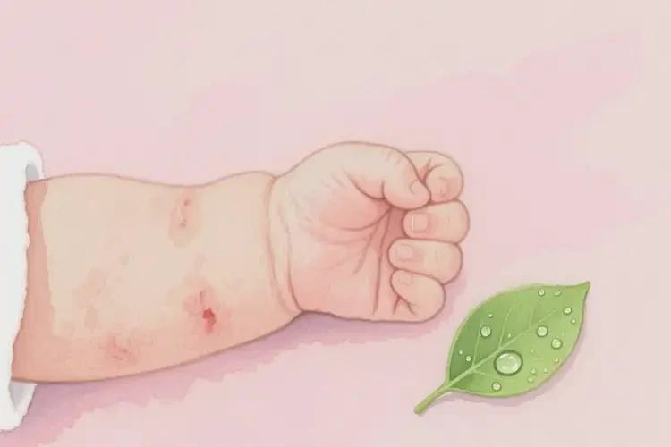 嬰幼兒手臂上容易起濕疹能靠自己自愈嗎(圖1)