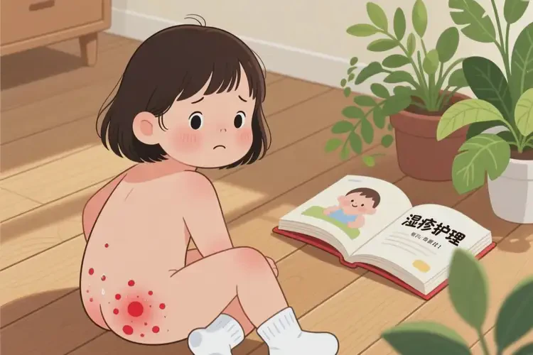 少兒屁股上有濕疹能靠自己自愈嗎(圖1)