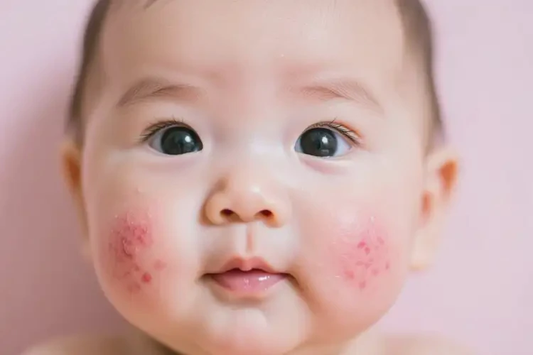 小兒身上出濕疹不管它會(huì)自己自愈嗎(圖3)