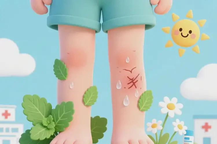 兒童大腿偶爾長(zhǎng)濕疹可以徹底自愈嗎(圖1)