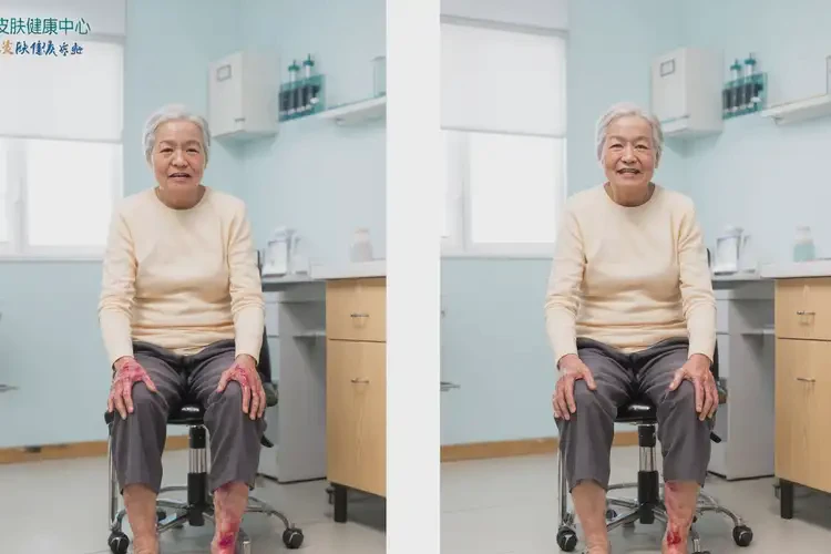 老年人腳上容易長濕疹能夠徹底治愈嗎(圖1)