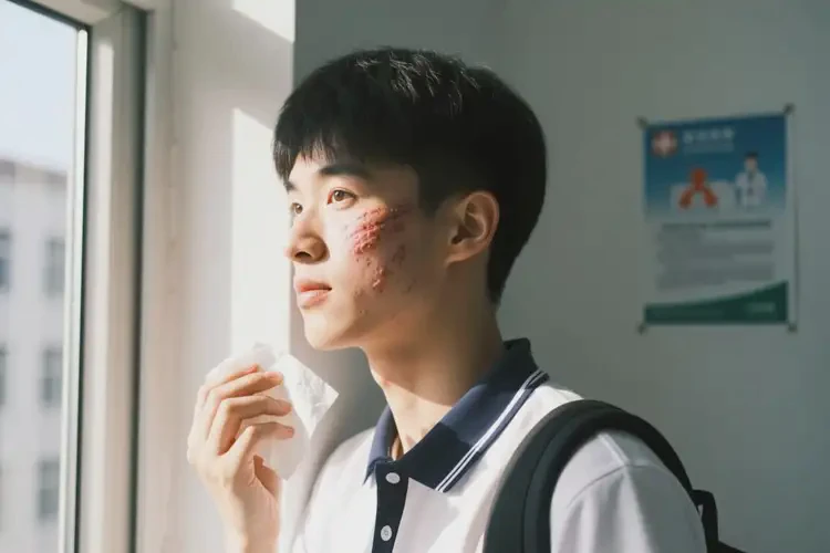 大學(xué)生面部起濕疹不管它會(huì)自己好嗎(圖1)