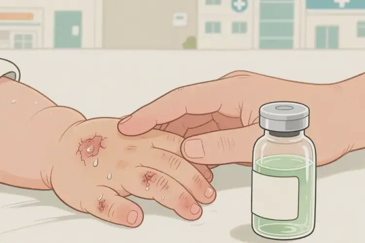 幼兒手上起濕疹可不可以徹底自愈(圖1)