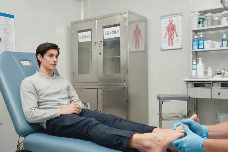 男生腳上有濕疹能夠徹底治愈嗎(圖3)