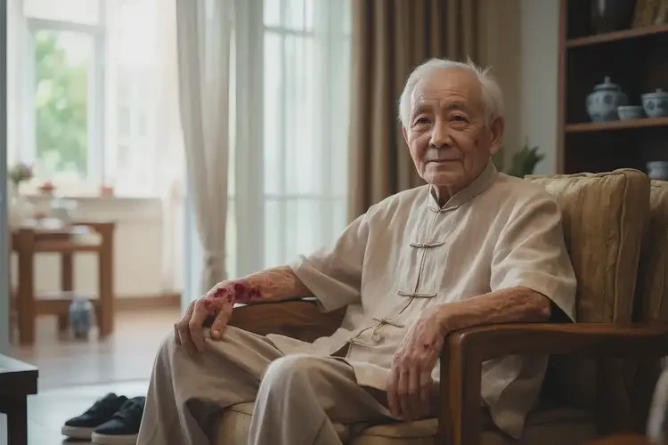 高齡老人四肢容易長濕疹不管它會(huì)自己自愈嗎(圖1)