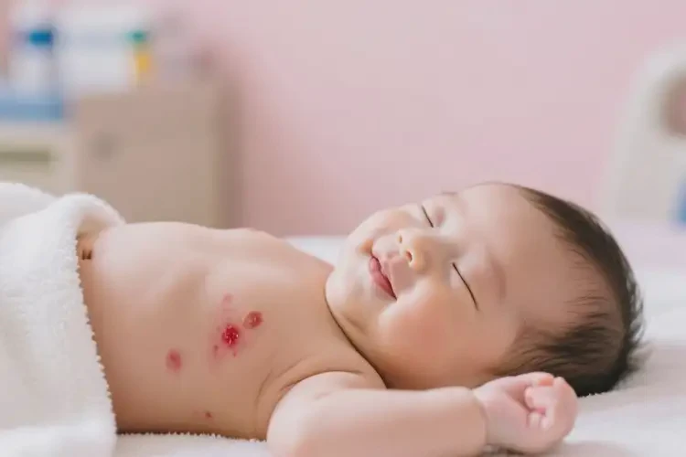 宝宝肚子出湿疹能靠自己自愈吗(图3)