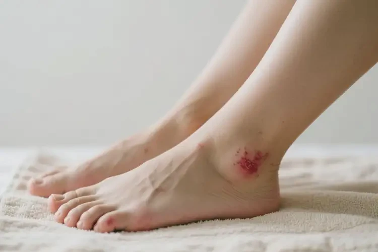 產(chǎn)婦腳上偶爾長濕疹不管它會(huì)自己自愈嗎(圖4)