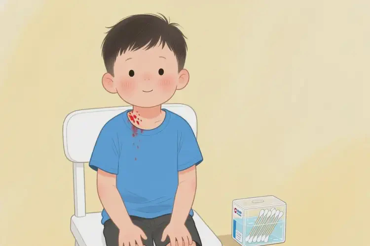 少兒脖子上出濕疹不管它會自己自愈嗎(圖1)