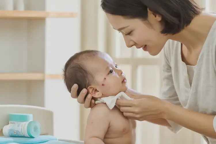 新生儿脖子经常起湿疹能彻底自愈吗(图3)