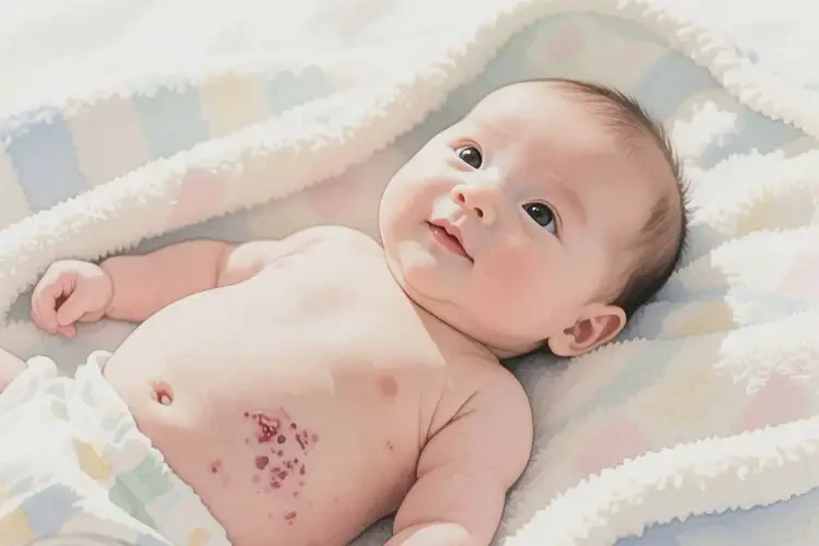 嬰幼兒肚子出濕疹能徹底自愈嗎(圖1)