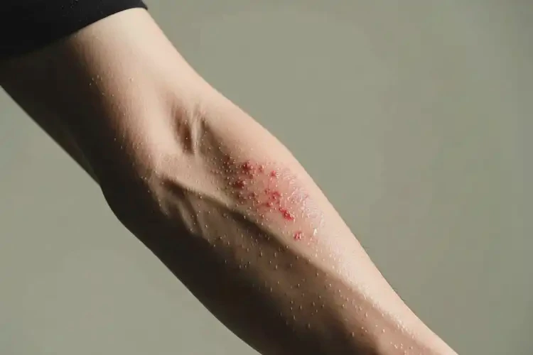 男性手臂長濕疹能靠自己自愈嗎(圖3)