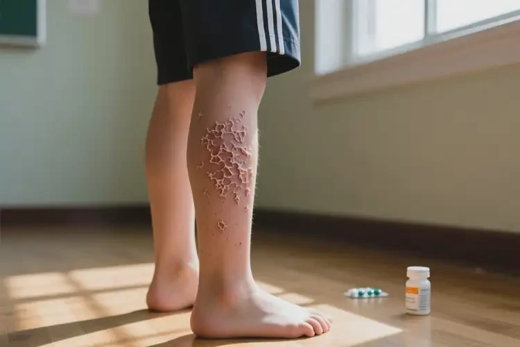 中學(xué)生四肢出濕疹不管它會(huì)自己好嗎(圖3)