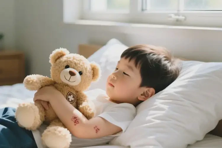 小孩身上長(zhǎng)濕疹可以徹底自愈嗎(圖1)