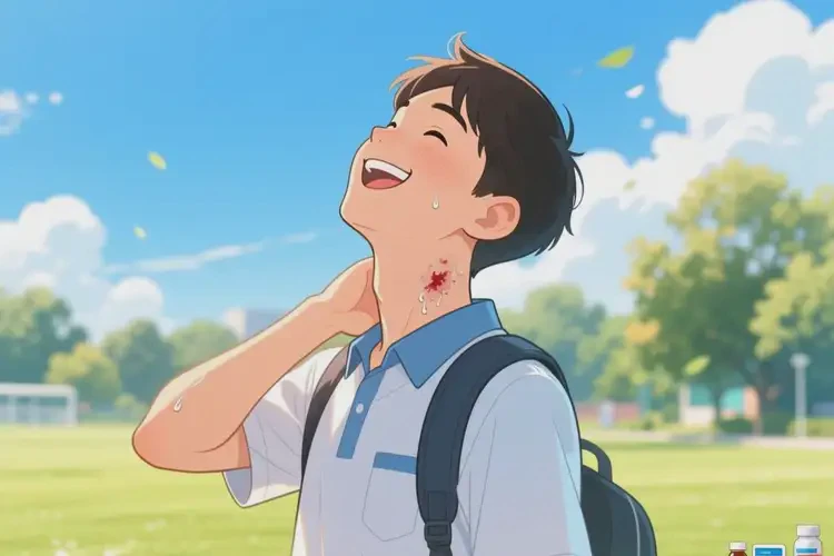 大學(xué)生脖子經(jīng)常起濕疹能不能徹底自愈(圖2)