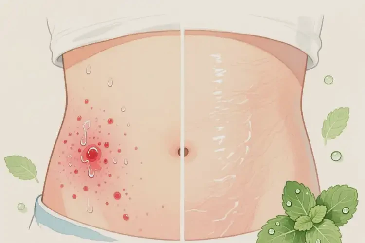 青少年肚子出現濕疹能徹底自愈嗎(圖1)