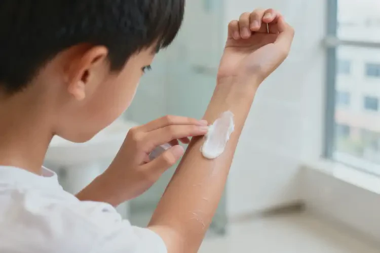 中學(xué)生四肢起濕疹能不能徹底自愈(圖1)