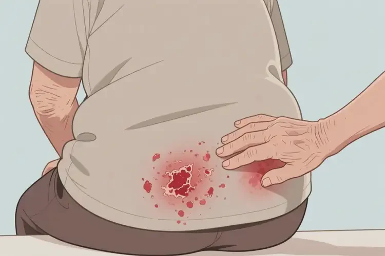 老年人屁股上長濕疹不管它會自己痊愈嗎(圖1)