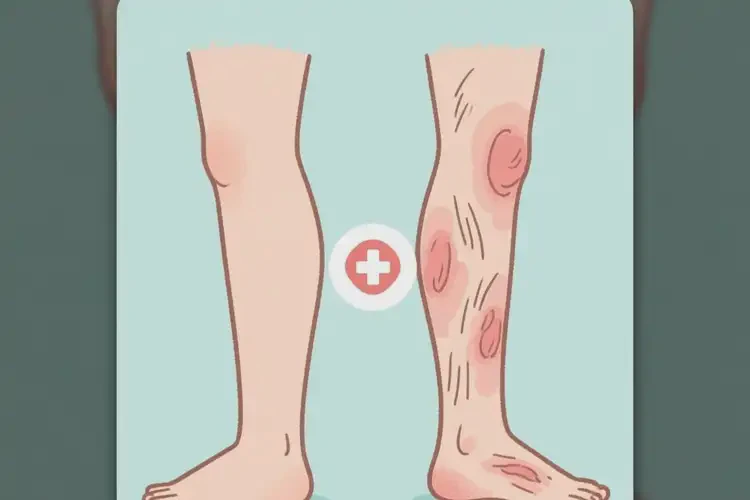 小學(xué)生大腿上起濕疹能不能徹底自愈(圖2)