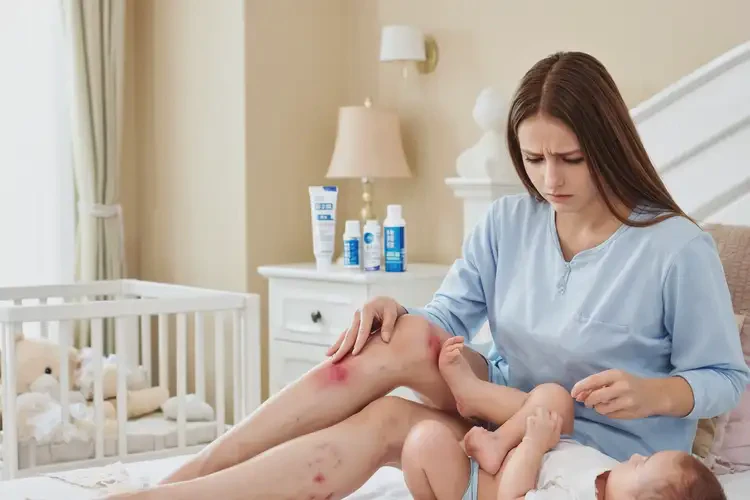 哺乳期妈妈小腿出湿疹不管它会自己自愈吗(图3)