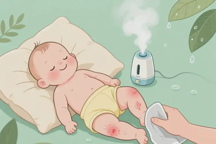 嬰幼兒小腿上經(jīng)常起濕疹可不可以徹底自愈(圖1)