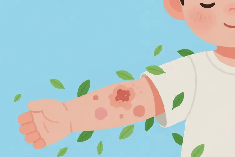 儿童手臂上出现湿疹不管它会自己自愈吗(图3)