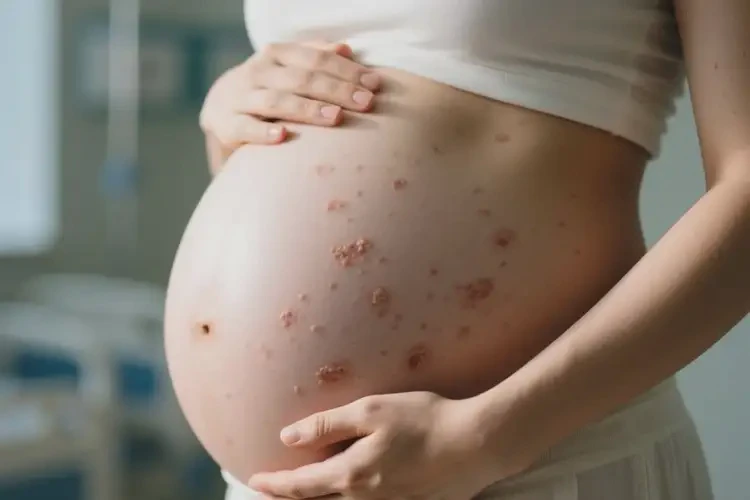 產(chǎn)婦肚子偶爾起濕疹不管它會自己痊愈嗎(圖4)