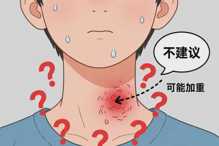 青少年脖子長(zhǎng)濕疹不管它會(huì)自己好嗎(圖3)