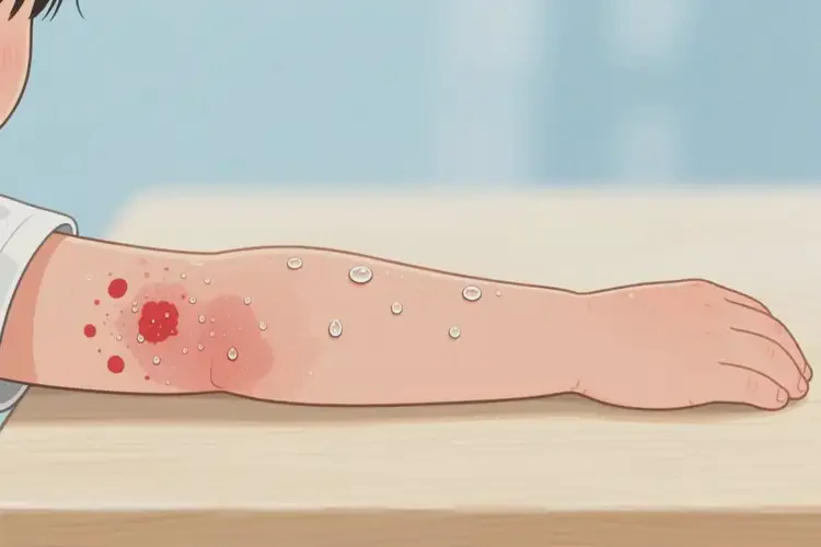 兒童手臂上有濕疹可不可以徹底自愈(圖3)