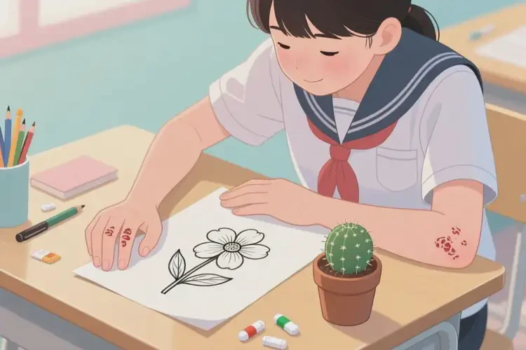 中學(xué)生手上經(jīng)常起濕疹能夠徹底治愈嗎(圖2)