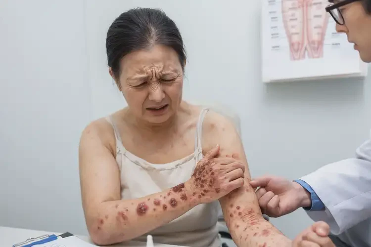 男生身上偶爾起濕疹不管它會自己痊愈嗎(圖4)