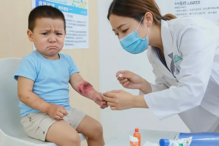 幼兒手臂上長濕疹能徹底自愈嗎(圖2)